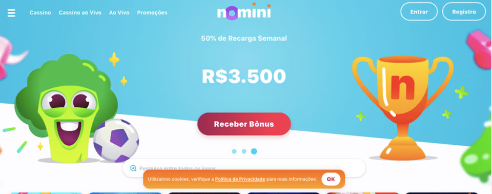 Aproveite 100% de valor promocional no seu primeiro depósito, até R$ 8 milhões.